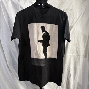 TULTEX LARGE Black T-Shirt JOHN LEGEND 2014 ALL OF ME TOUR Graphic Print Pop Tee